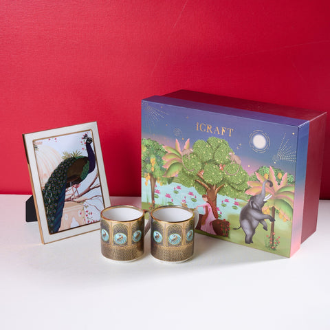 Mayur Dwar Teacups and Photframe Hamper