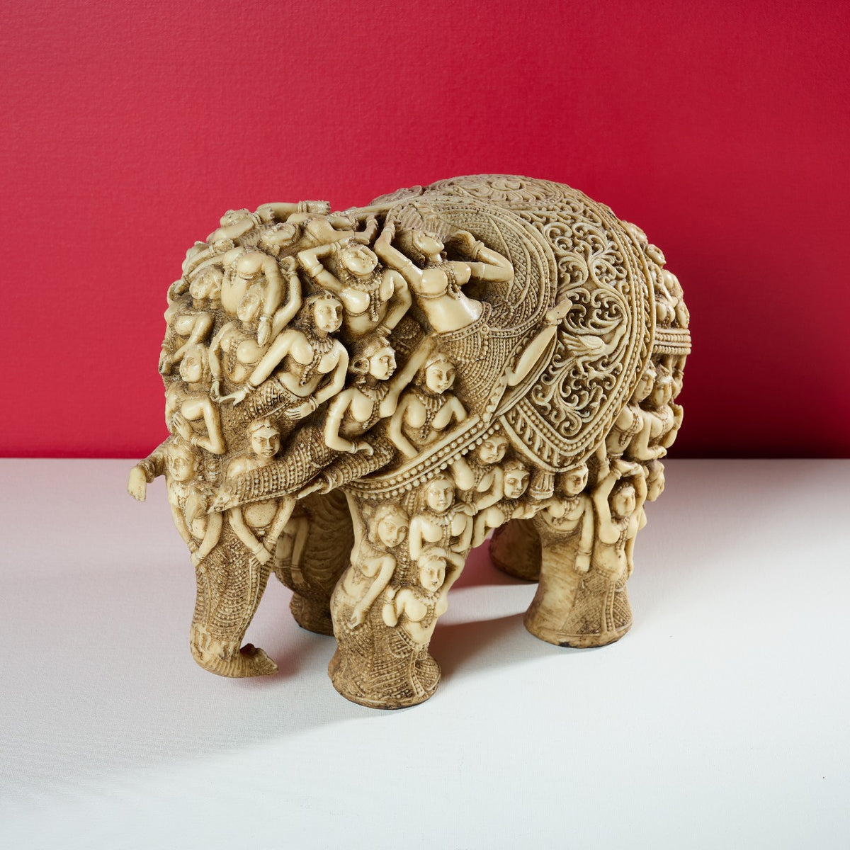 Divya Collection - Carved Gaja Large
