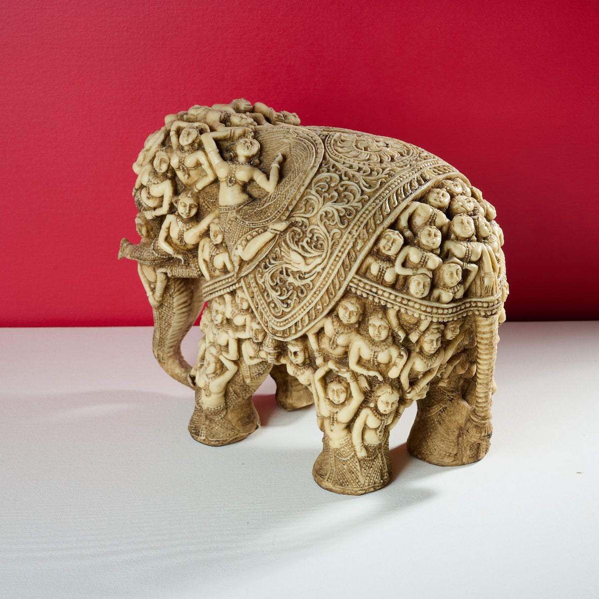 Divya Collection - Carved Gaja Large