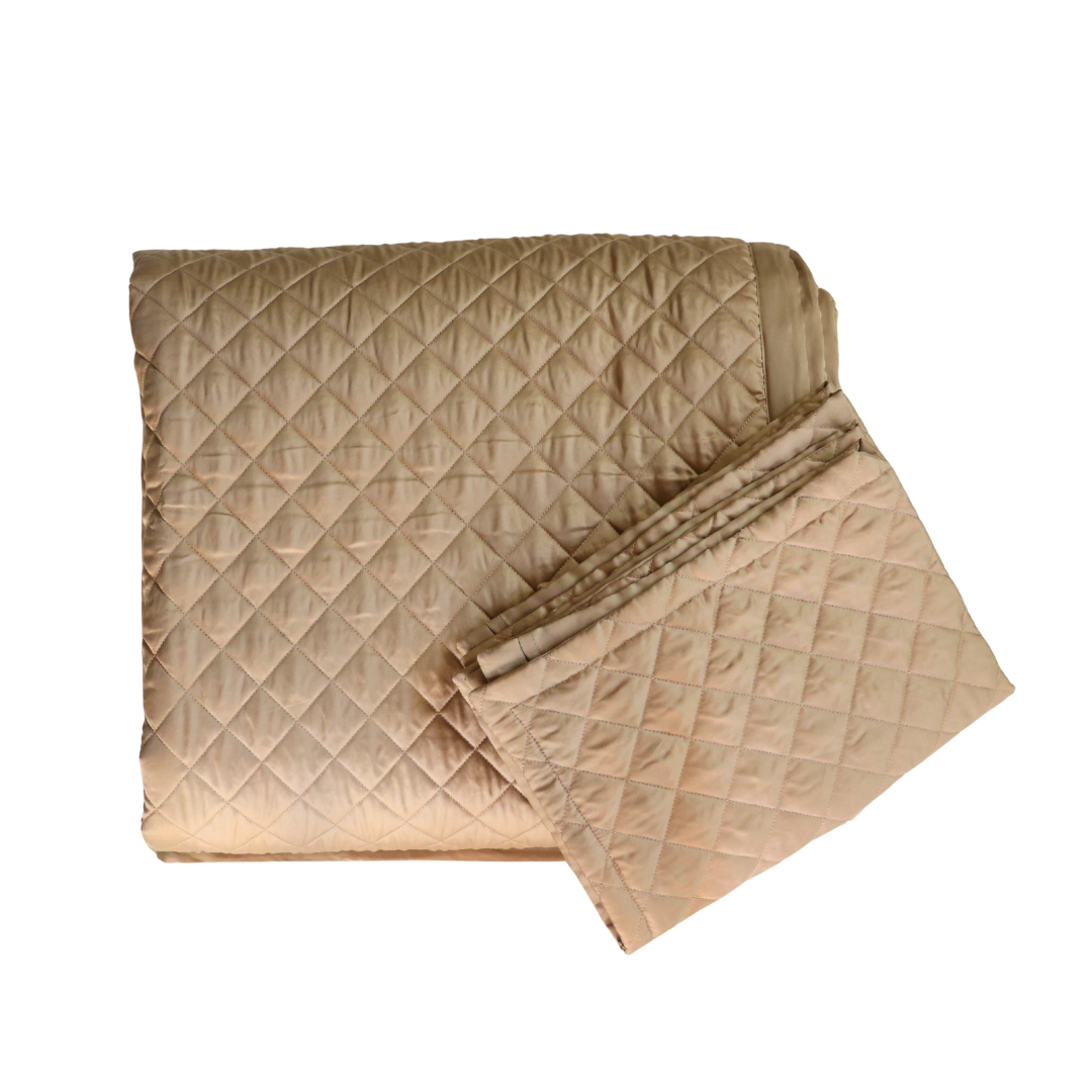 Sleep Lightweight Quilted Bedcover - Beige