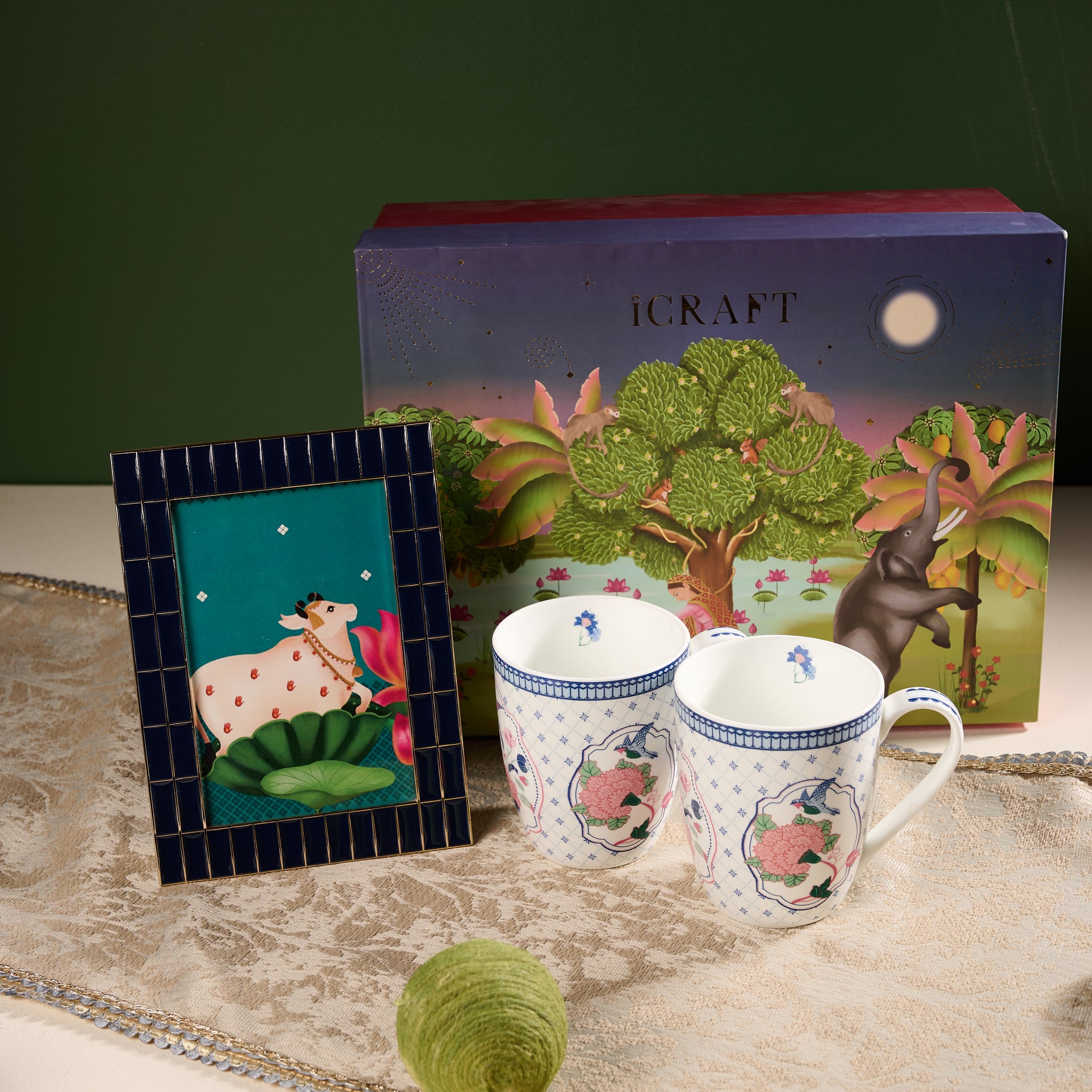 Memory & Mocha Hamper – Blue