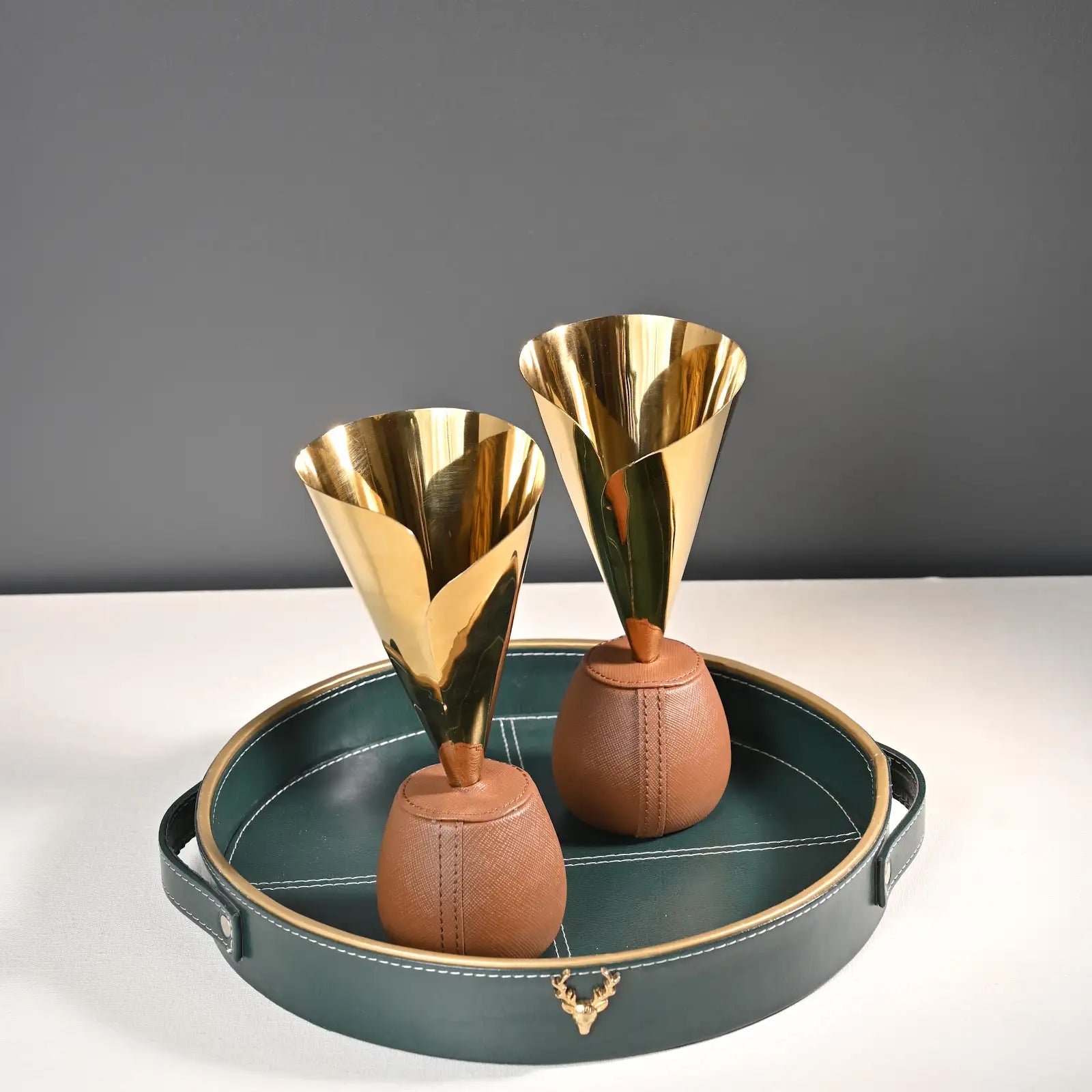 Aurum Cone Nut Bowls - Set of 2