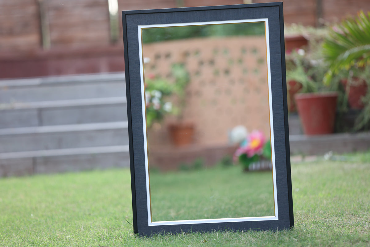 Aaina Series - Black White Border