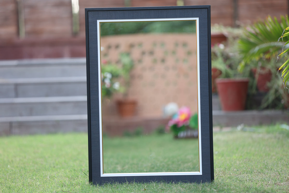 Aaina Series - Black White Border