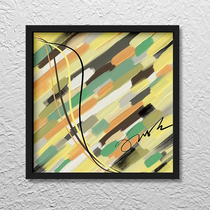 Saar Collection - Recreation Green Digital Wall Art