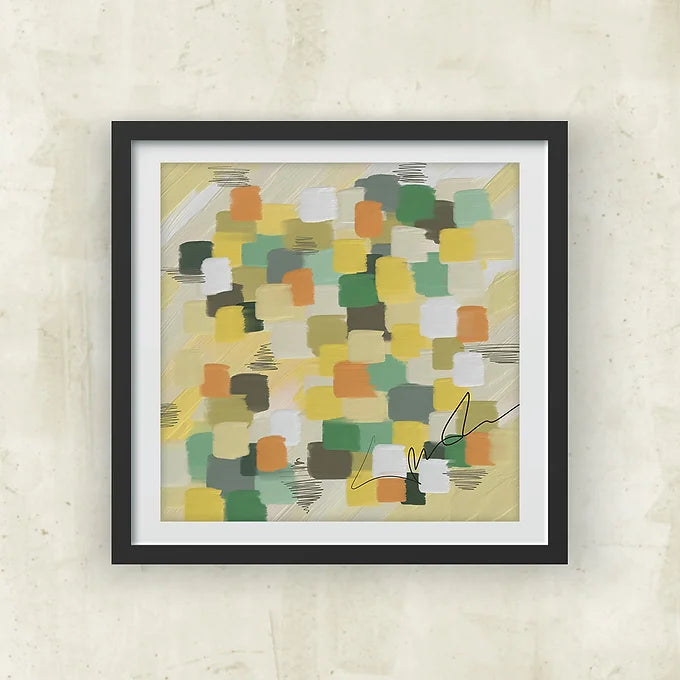 Saar Collection - Recreation Green Digital Wall Art