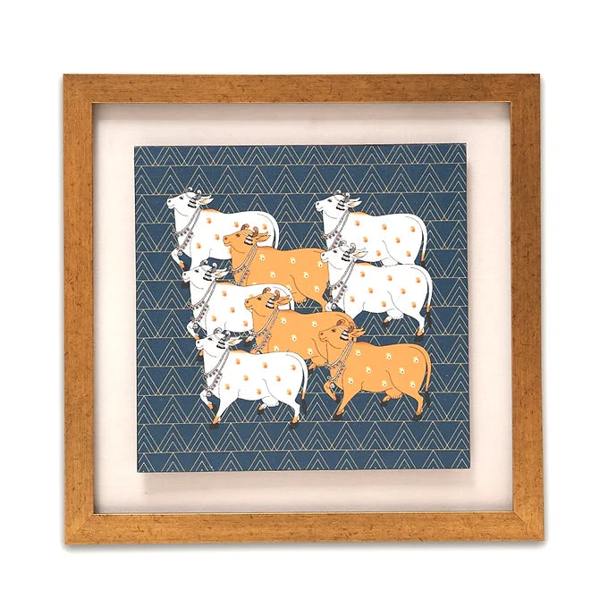 Sangam Pichwai Canvas Wall Art