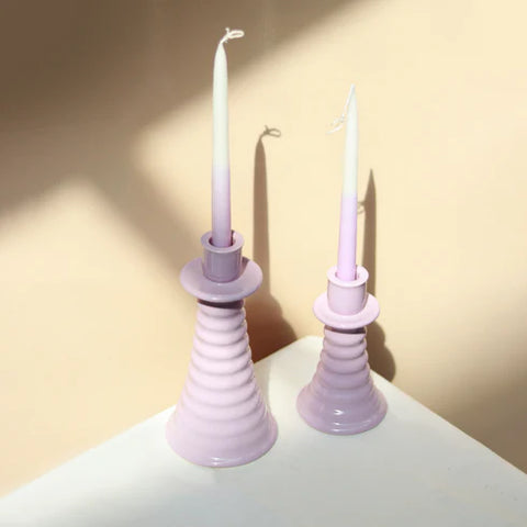Coil Candle Holder Lilac