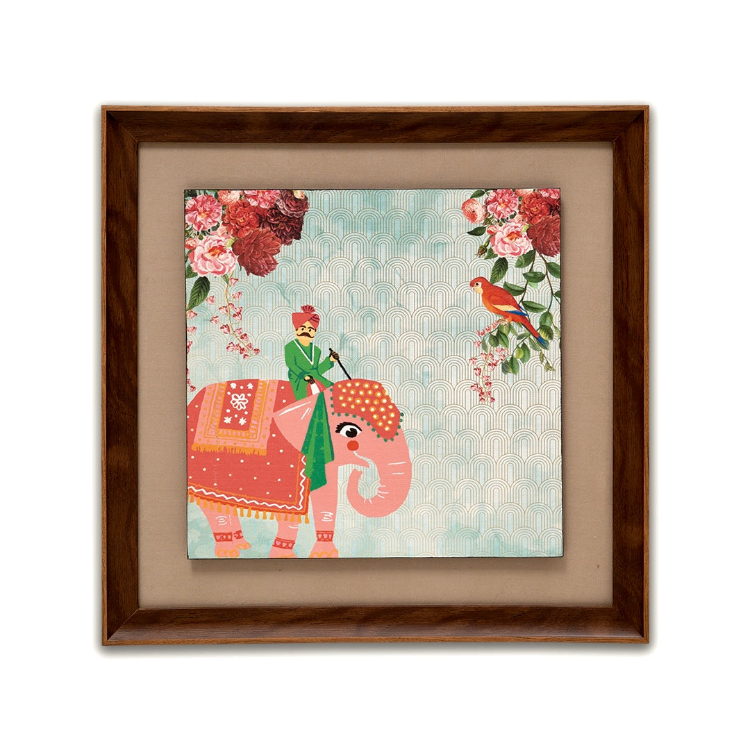 Royal Bird Canvas Wall Art