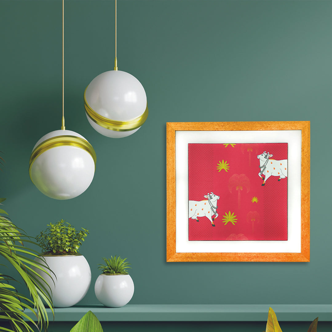 Gulabi Pichwai Canvas Wall Art