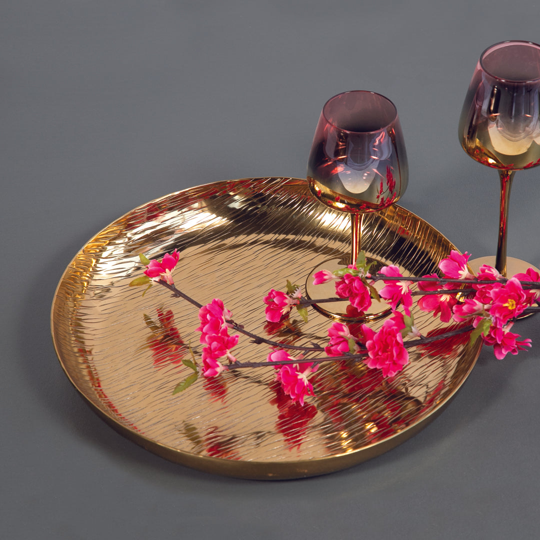 Alu Parsian Gold Platter (Small)