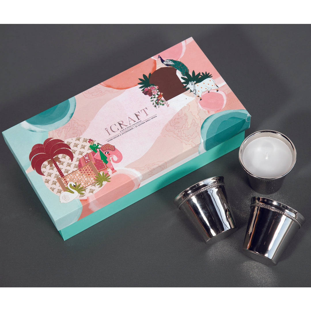 Alu Votives Candle - Set of 3