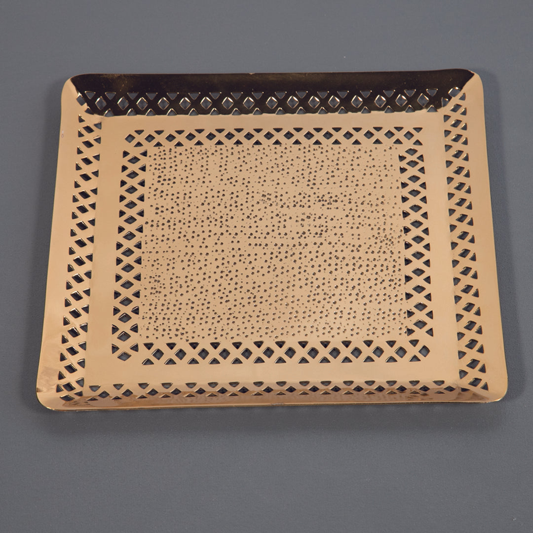 Alu Quad Platter - Gold