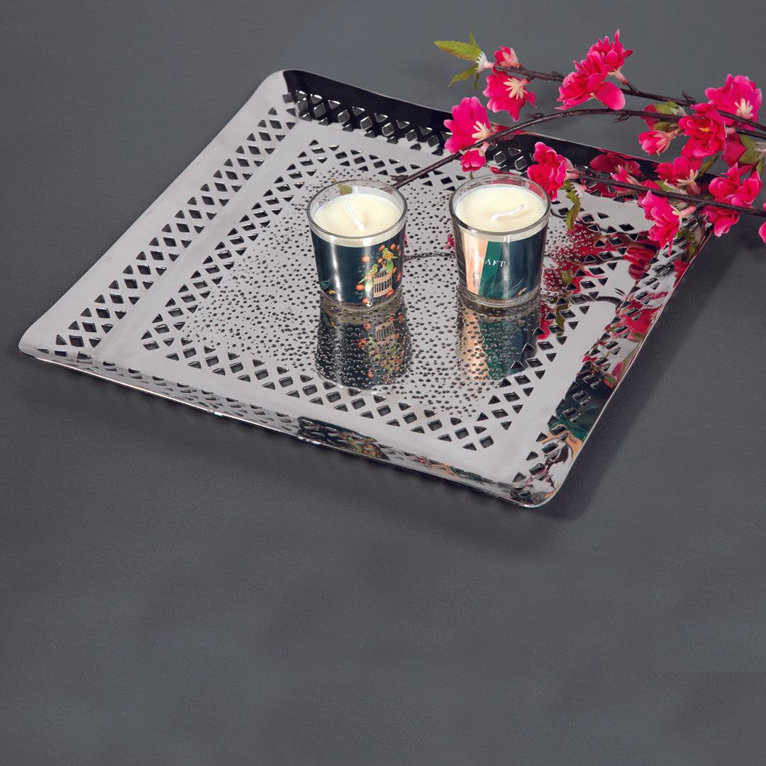 Alu Quad Platter - Silver