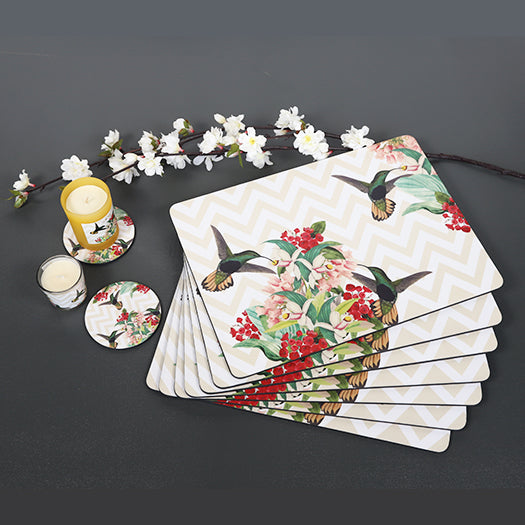 Buy Dining Table Mats Online Charming Bird Series Rectangle Tablemats