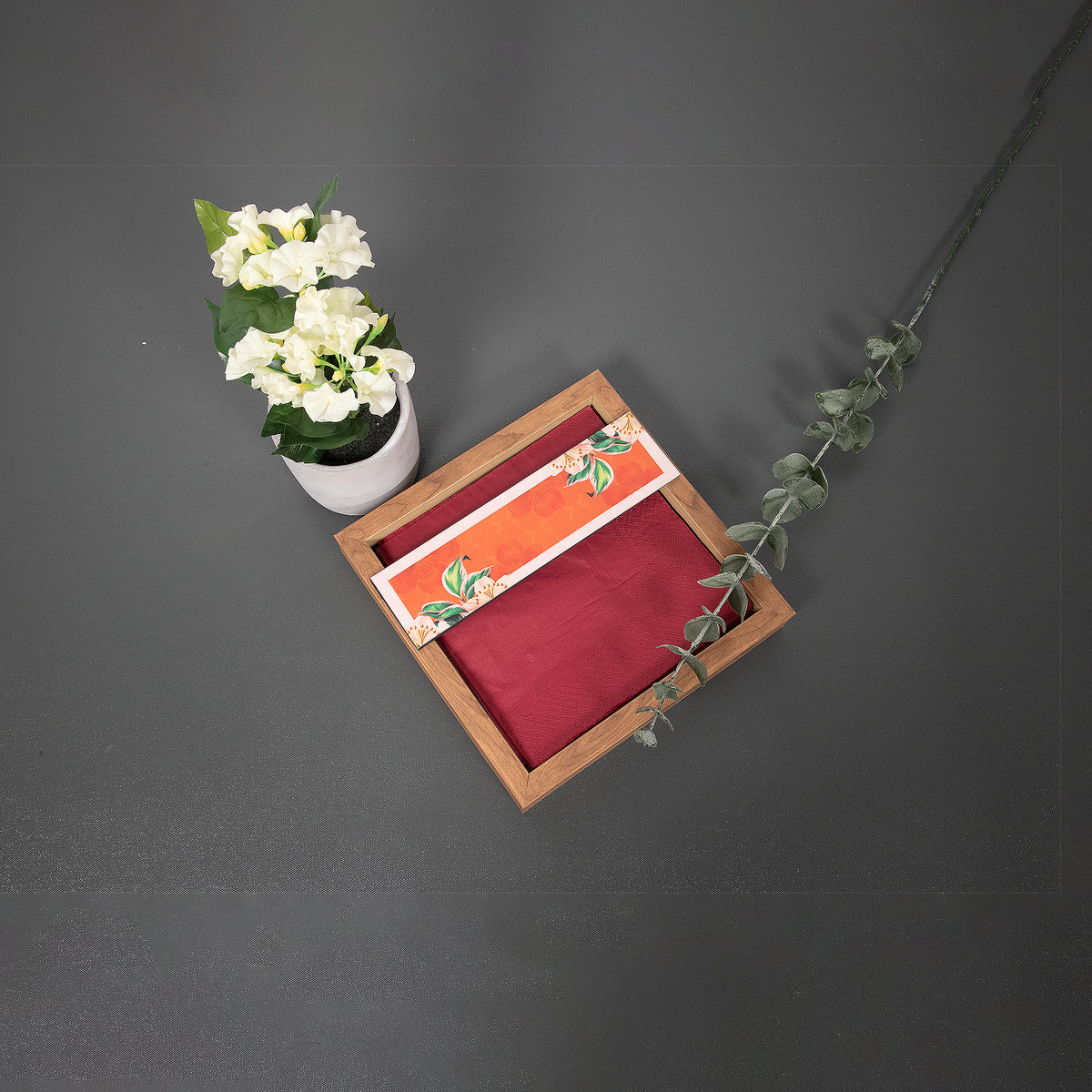 Orange Zest Series Tissue Tray