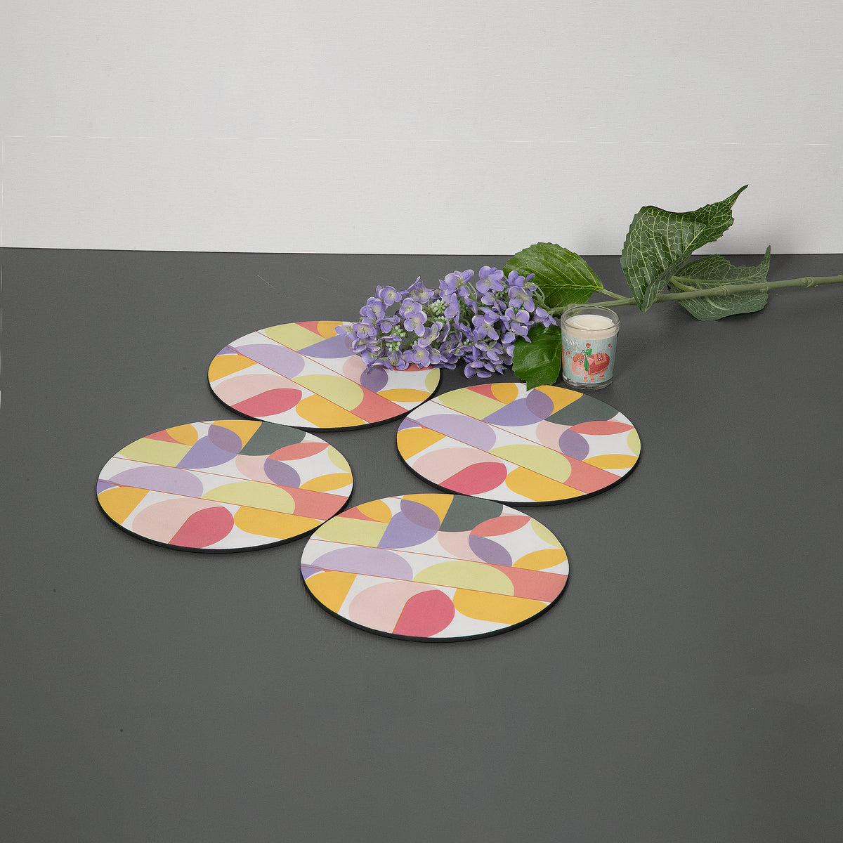 Saar Series Round Trivets - Set of 4