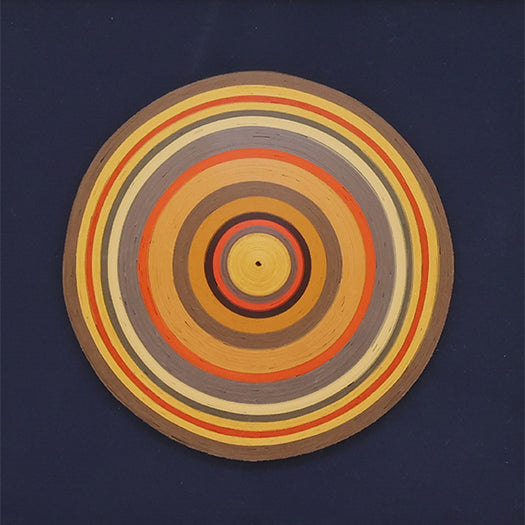 Quilling Scape Wall Art - Yellow