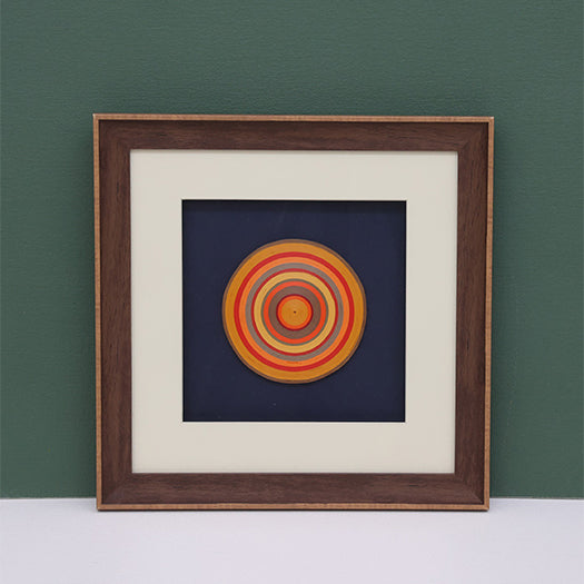 Quilling Scape Wall Art - Yellow