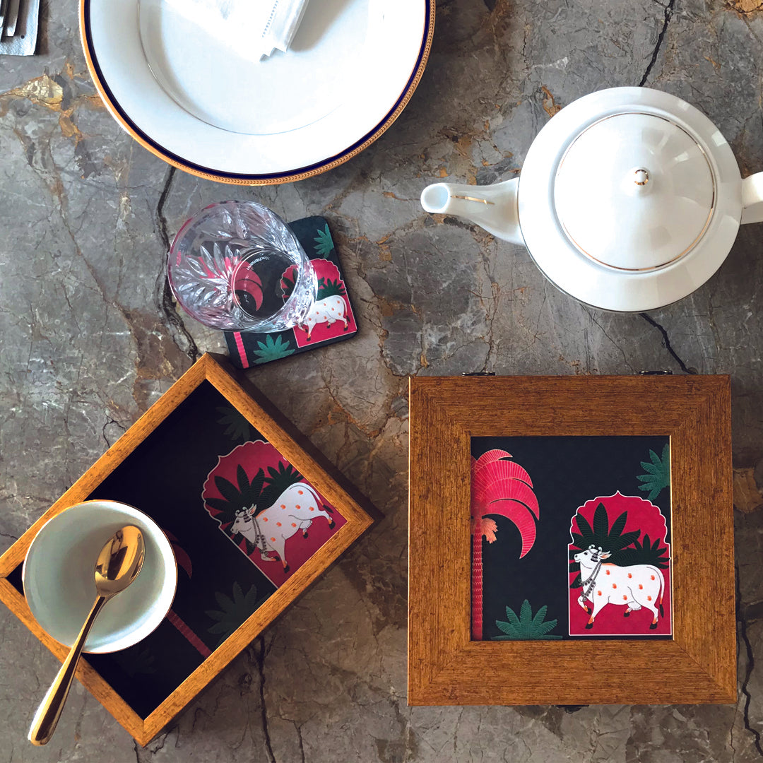 Shwet Pichwai Series Box (Square)