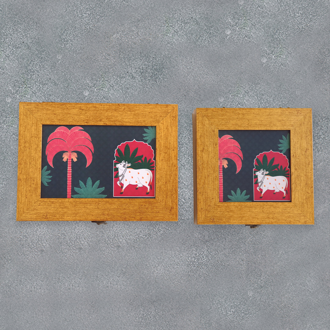 Shwet Pichwai Series Box (Square)